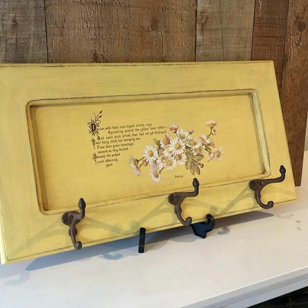 Handcrafted Coat/Hat/Towel Rack Wall Hooks 🌼